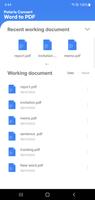 Polaris Convert Word to PDF تصوير الشاشة 3