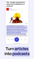 Cite: Listen to articles Cartaz