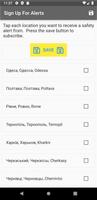 Ukraine Safety Alerts تصوير الشاشة 2