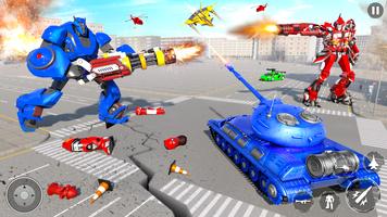 Police Tank Robot War Game 海報