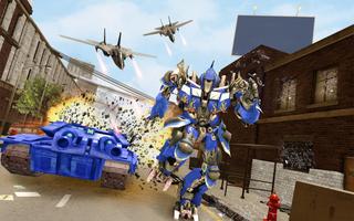 Police Tank Robot War Game تصوير الشاشة 1