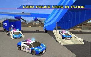 Police Cars Transport Airplane 2019 screenshot 1