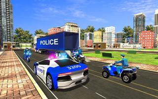 Police Cars Transport Airplane 2019 screenshot 3