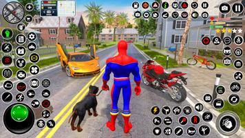 Spider Rope Hero Spider Games تصوير الشاشة 1