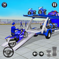 Police Bike Transport Truck