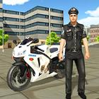 Politie Fiets wedren Gratis - Police Bike Racing-icoon