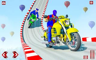 1 Schermata Muscle Bike Stunts 2021: Mega Ramp Stunt Car Games