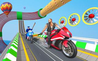 Muscle Bike Stunts 2021: Mega Ramp Stunt Car Games screenshot 2