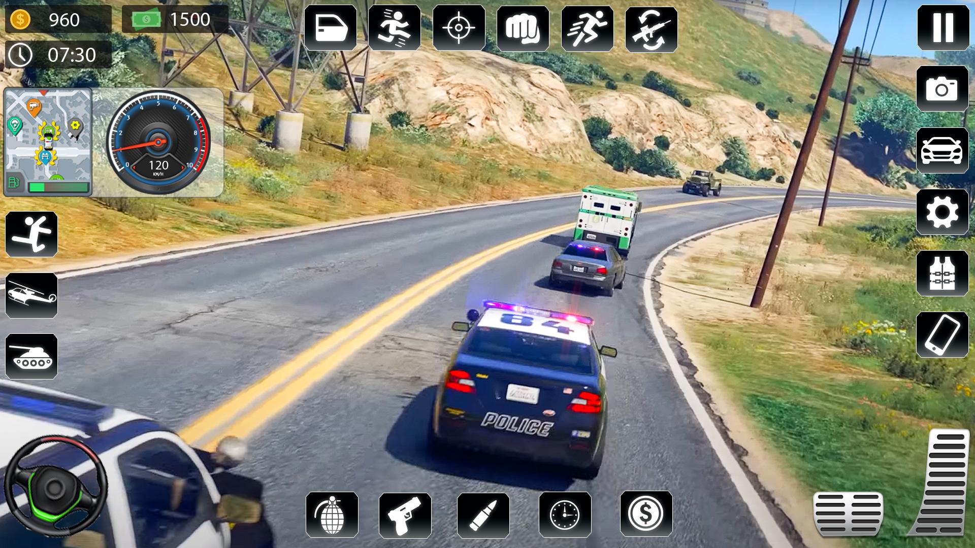 قم بتنزيل APK لـ مطاردة سيارة الشرطة ألعاب اللص للأندرويد - أحدث الإصدار