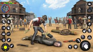 Gangster Crime Gun Cowboy Game اسکرین شاٹ 1