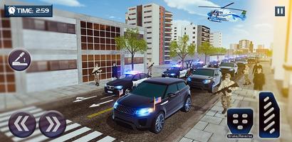 Polizeiauto-Präsidenten-Spiel Screenshot 1