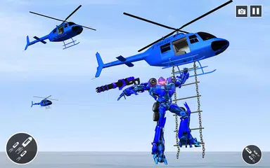 download Police Helicopter Robot Transformation APK