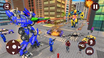 Police Helicopter Robot Transformation screenshot 2