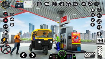 3 Schermata Tuk Tuk Auto Rickshaw Games 3D