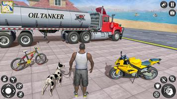 Oil Tanker Truck الملصق