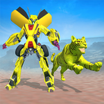 US Police Robot War: Multi Transform Tiger Robot icon