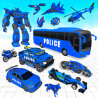 巴士模擬器警察機器人車 圖標