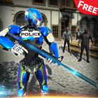 Zombie Shooting Robot Game: Police Hunter Strike icône