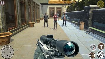 Zombie Shooting Robot Game: Police Hunter Strike capture d'écran 1