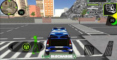 Amazing Police Stickman Rope H syot layar 3