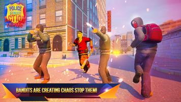 Police Street Action Fighter capture d'écran 3