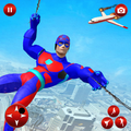 Flying Superhero Robot Speed Hero
