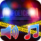Police Loud Siren Sound Tones icône