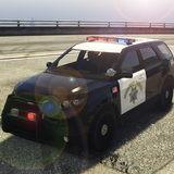 Politie spel president auto