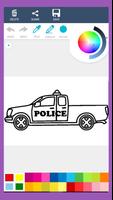 警车着色书 截图 3