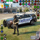 juego de coche de policía de icono