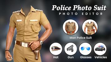 Men Police Suit Photo Editor 포스터