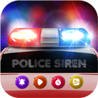 Loud Police Siren Sound Light icono