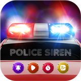 Loud Police Siren Sound Light icône