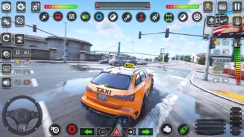 simulator permainan taksi poster