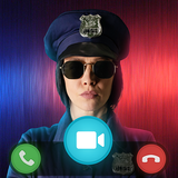 Polícia Videochamada Simulado
