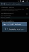 Samsung Security Policy Update captura de pantalla 2