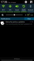 3 Schermata Samsung Security Policy Update