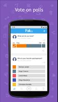 Pollzy polls - live polling, voting, opinions capture d'écran 1