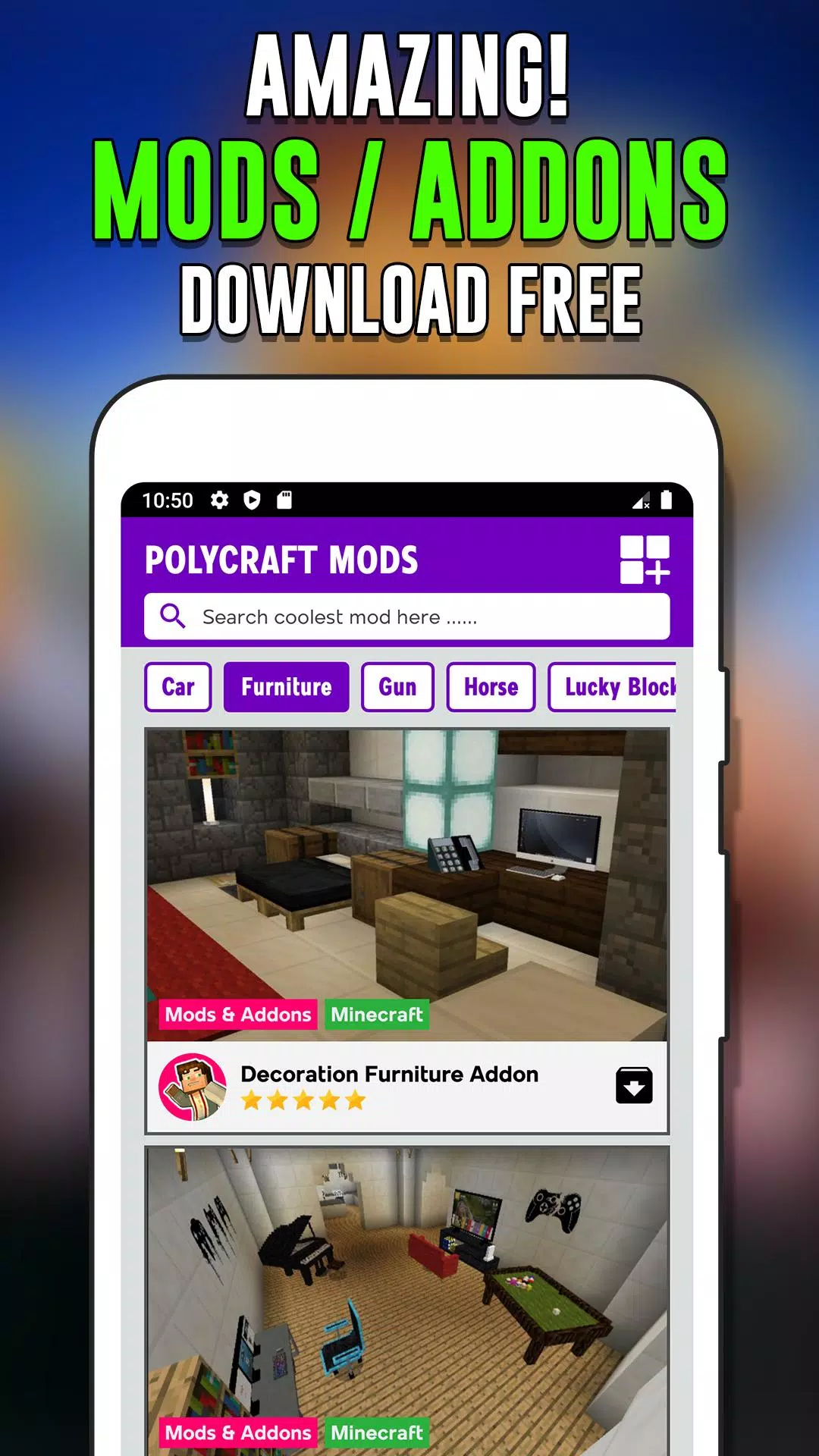 Addons Minecraft Mods APK for Android Download