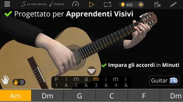 Poster Guitar 3D - Accordi di base