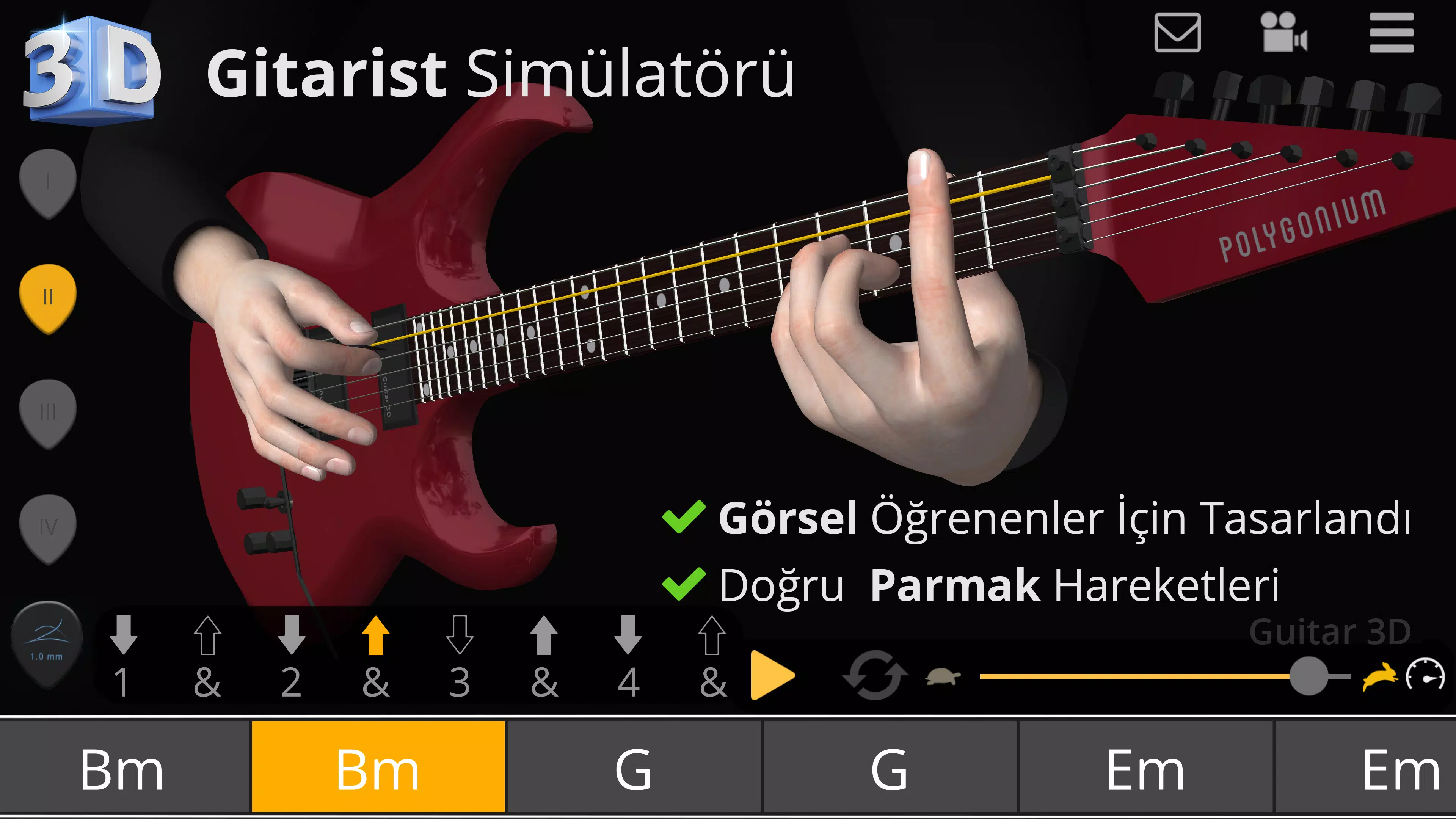 Android İndirme için Guitar 3D - Temel Akorlar APK
