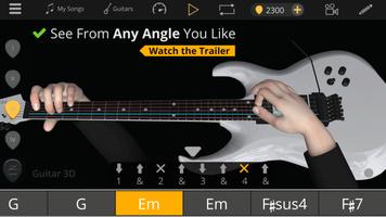 Guitar 3D — podstawowe akordy screenshot 2