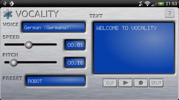 Vocality Text To Speech capture d'écran 2