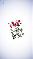 Flower Puzzle Game Poly Art 3D plakat
