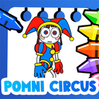 Pomni Digital circus coloring ไอคอน