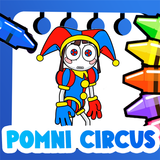 Digital: coloring circus icon