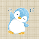 Baby Blue A Penguin Sticker Pack by Pomelo Tree APK
