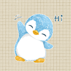 Baby Blue A Penguin Sticker Pa icon