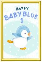 Baby Blue A Penguin Sticker Pack by Pomelo Tree 海報