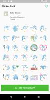 Baby Blue A Penguin Sticker Pack by Pomelo Tree 截圖 1